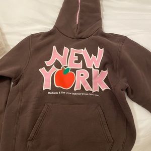 Madhappy Brown New York Hoodie NWT (xs)